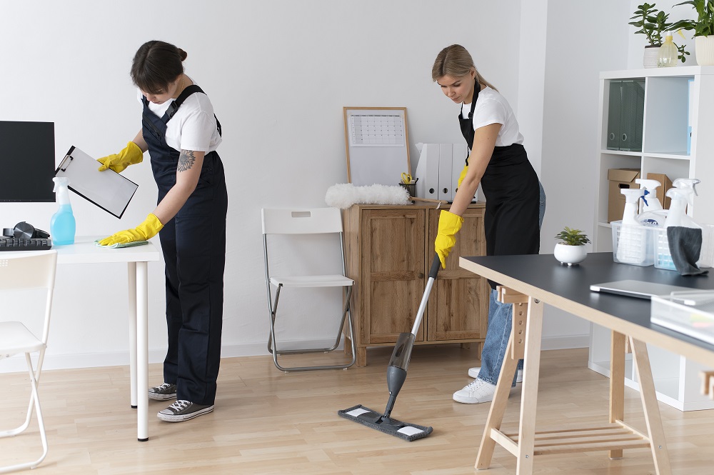 cleaning space